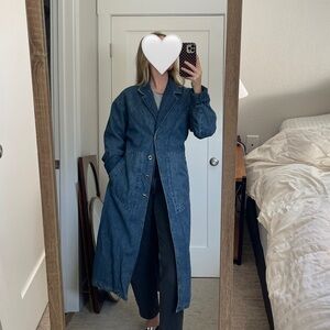 Vintage Denim Trench Coat 🩵 not COS